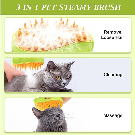 Steamy Electric Pet Massage Comb