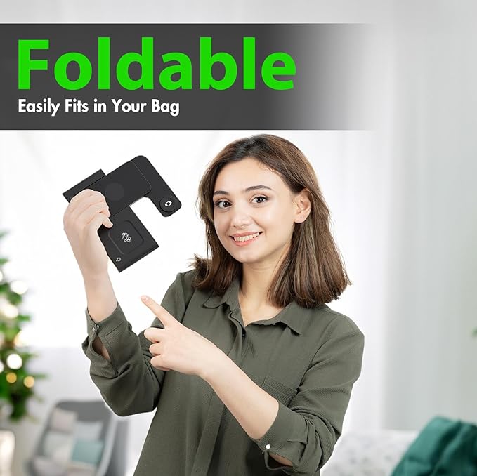 Foldable Wireless Charger Stand for iPhone, Watch & AirPods