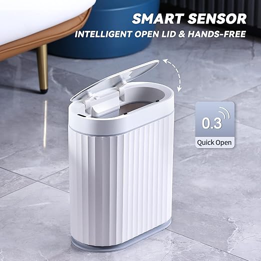 Automatic Smart Trash Bin with Motion Sensor Lid