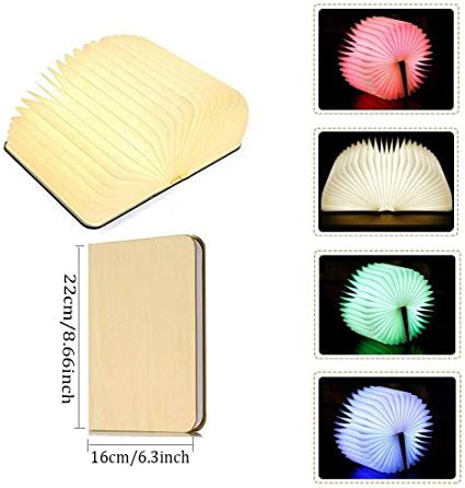 Book-Shaped LED Night Light