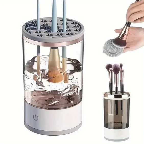 Automatic Electric Makeup Brush Cleaner Machine with USB