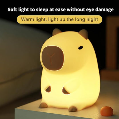 Cute Capybara Silicon Night Light