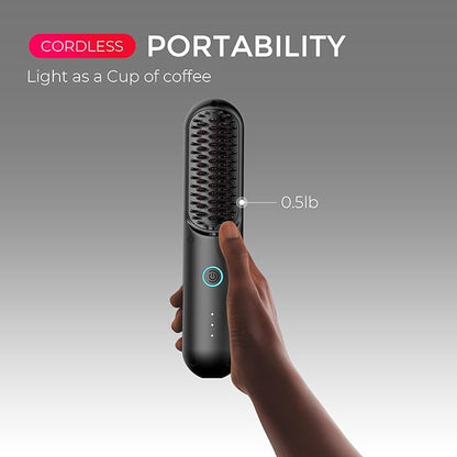 Wireless Hair Straightner Brush