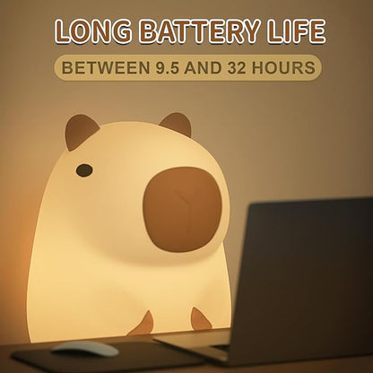 Cute Capybara Silicon Night Light