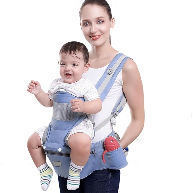 Ergonomic Baby Carrier with Hip Seat