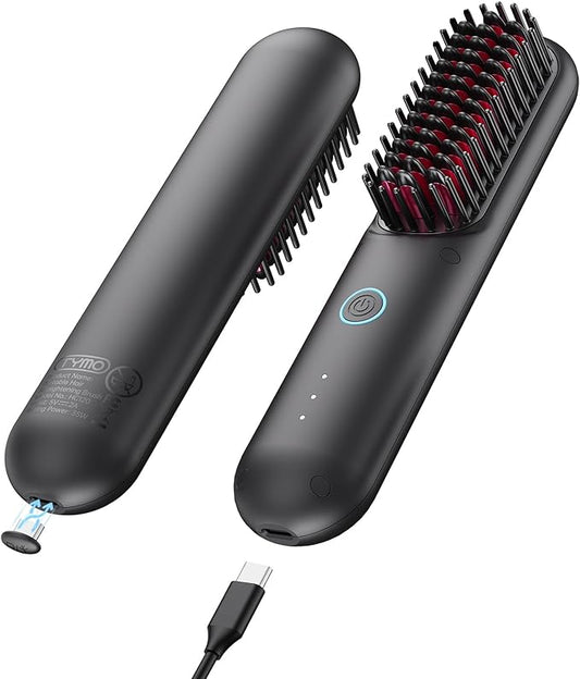 Wireless Hair Straightner Brush