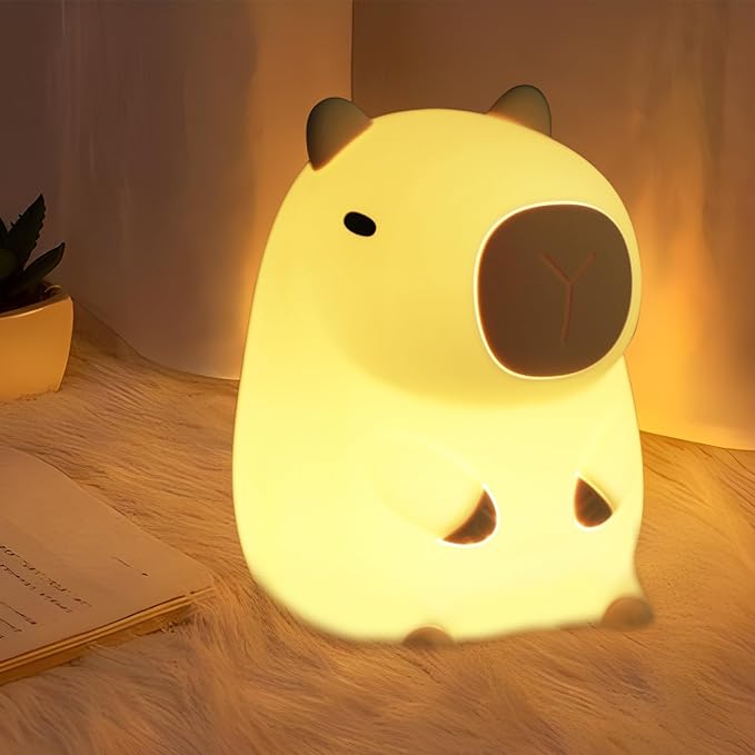 Cute Capybara Silicon Night Light