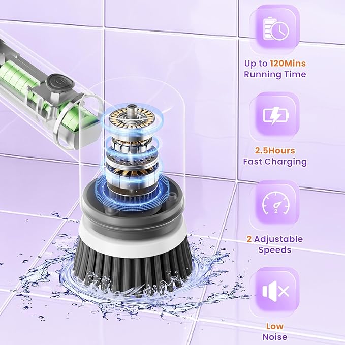 Cordless Kitchen Cleaning Brush