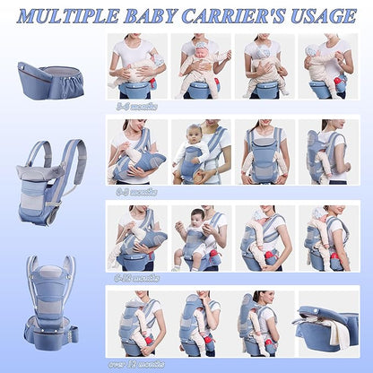 Ergonomic Baby Carrier with Hip Seat