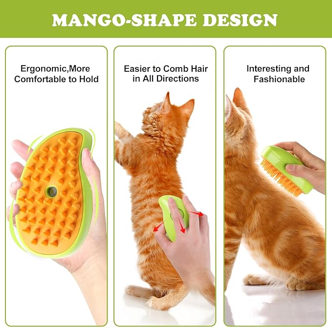 Pet Steamy Electric Massage Comb