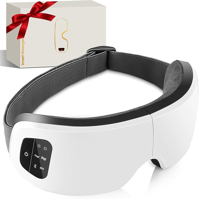 Foldable Smart Bluetooth Eye Massager with Heat