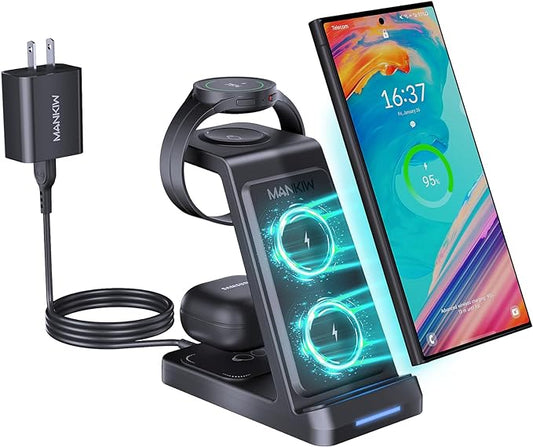 3 in 1 Wireless Charging Station For Samsung