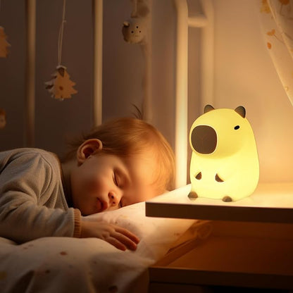 Cute Capybara Silicon Night Light