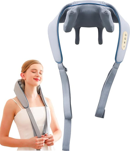 Electric Neck And Back Massager With Heat