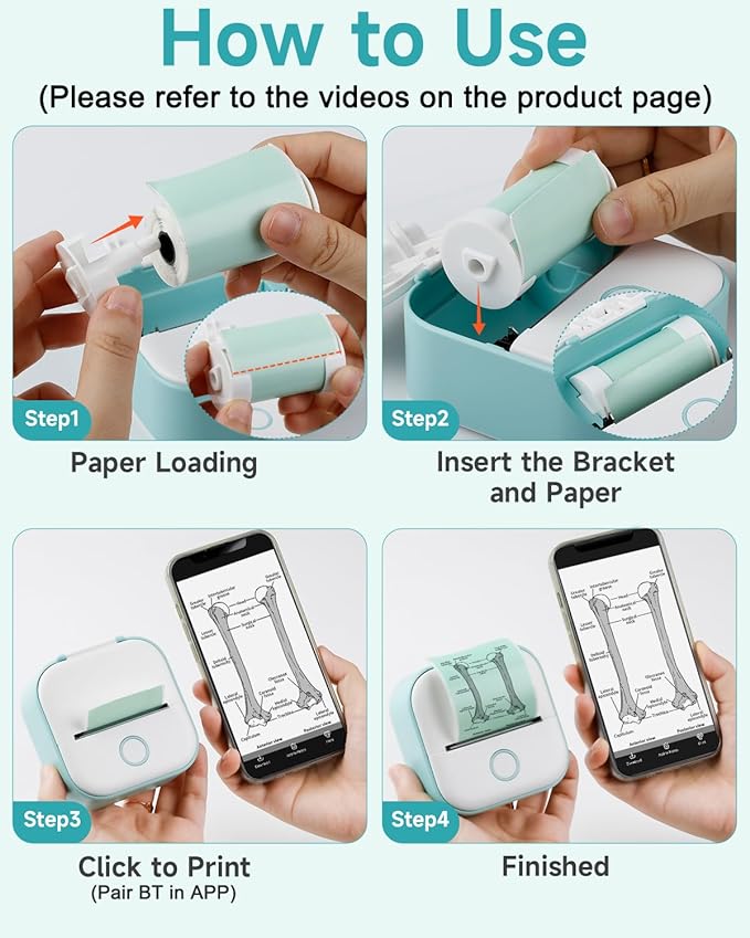 Portable Mini Thermal Printer