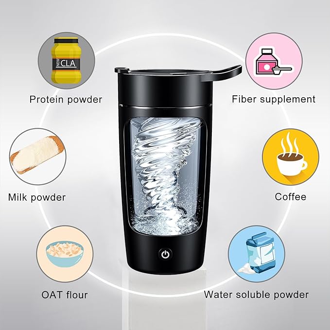 Electric Protein Shaker Bottle